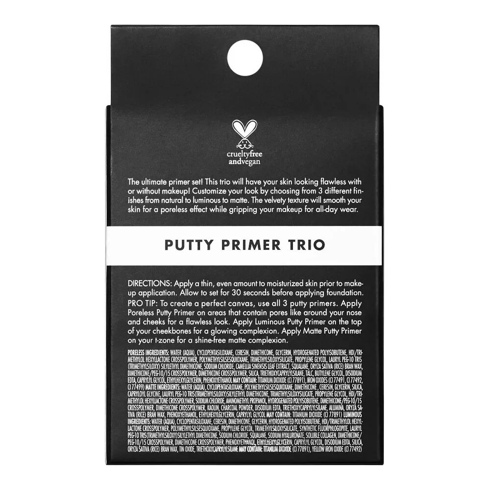 ELF Cosmetics Putty Primer Trio - Poreless, Matte, and Luminous primers NEW